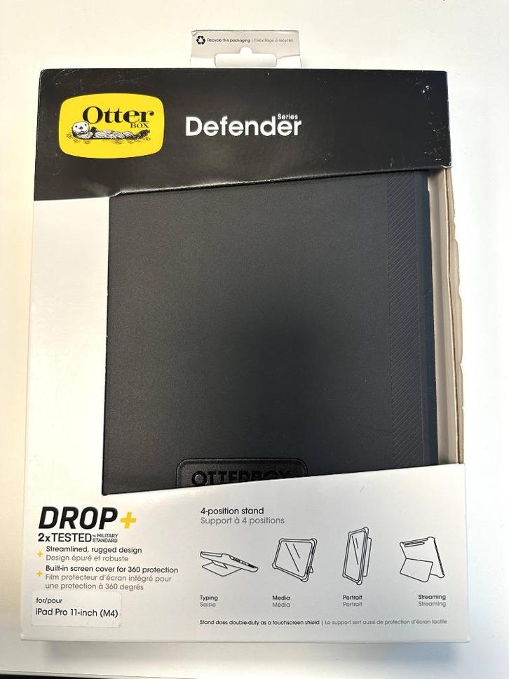 Otter Box - Defender Ipad pro 11inch - Cover - Bumper - Hoes, Computers en Software, Apple iPads, Nieuw, Apple iPad, 11 inch, Zwart