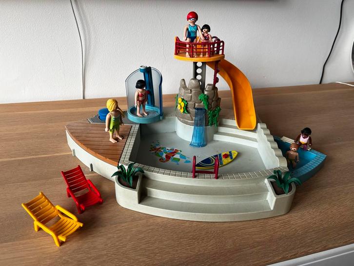 Playmobil Zwembad - Prikkie!, Kinderen en Baby's, Speelgoed | Playmobil, Gebruikt, Ophalen