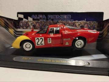 Alfa Romeo 33.2 Daytona #22 rood 1968 Ricko metal 1:18 KRD beschikbaar voor biedingen