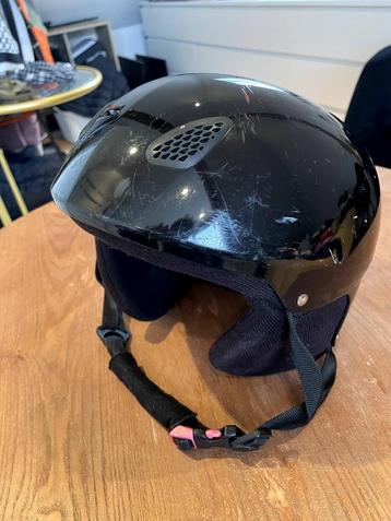 Ski helm zwart maat M