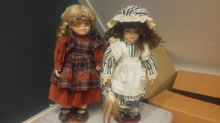 Porseleinen Poppen Set, Antiek en Kunst, Antiek | Speelgoed, Ophalen of Verzenden