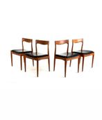 Diverse sets gerestaureerde (Deense) eetkamerstoelen ‘60, Huis en Inrichting, Stoelen, Bruin, Ophalen of Verzenden, Zo goed als nieuw