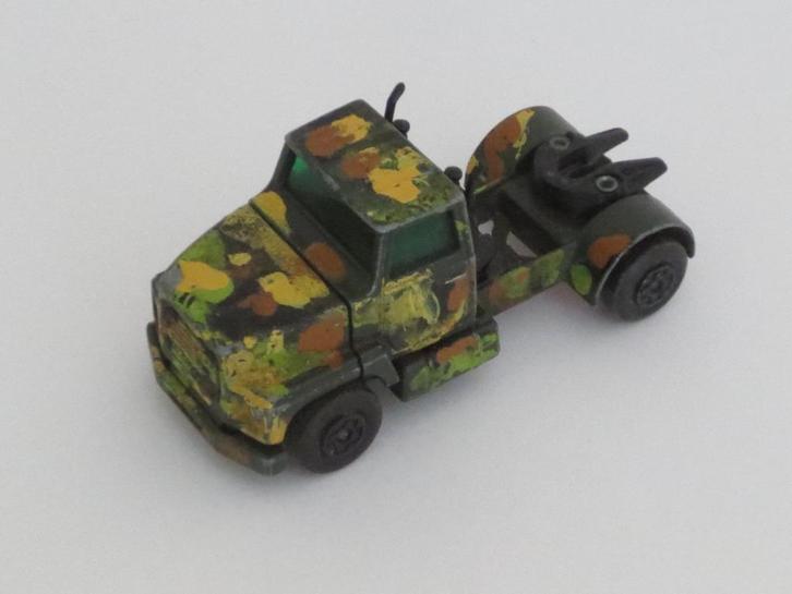 Unieke Matchbox FORD LTS militaire truck (1973) izgst code 3, Hobby en Vrije tijd, Modelauto's | Overige schalen, Gebruikt, Bus of Vrachtwagen