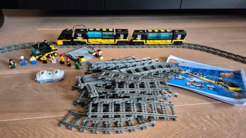 Lego Treinset zwart/geel met Bluetooth afstandbediening beschikbaar voor biedingen