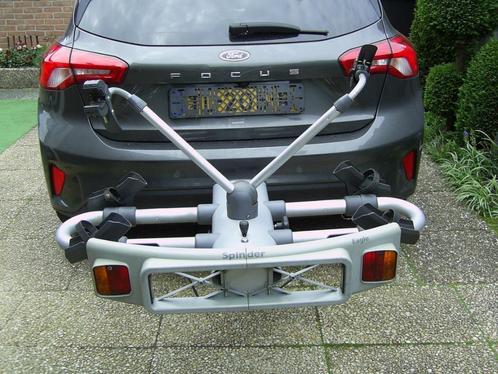 Kantelbare SPINDER FIETSDRAGER EAGLE 2 COMPACT RE-2-F 56 kg, Auto diversen, Fietsendragers, Gebruikt, Trekhaakdrager, 2 fietsen