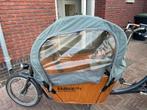 Babboe Regentent, zitkussen en  peuter zitje / schaal, Fietsen en Brommers, Fietsen | Bakfietsen, Ophalen, Gebruikt, 2 kinderen