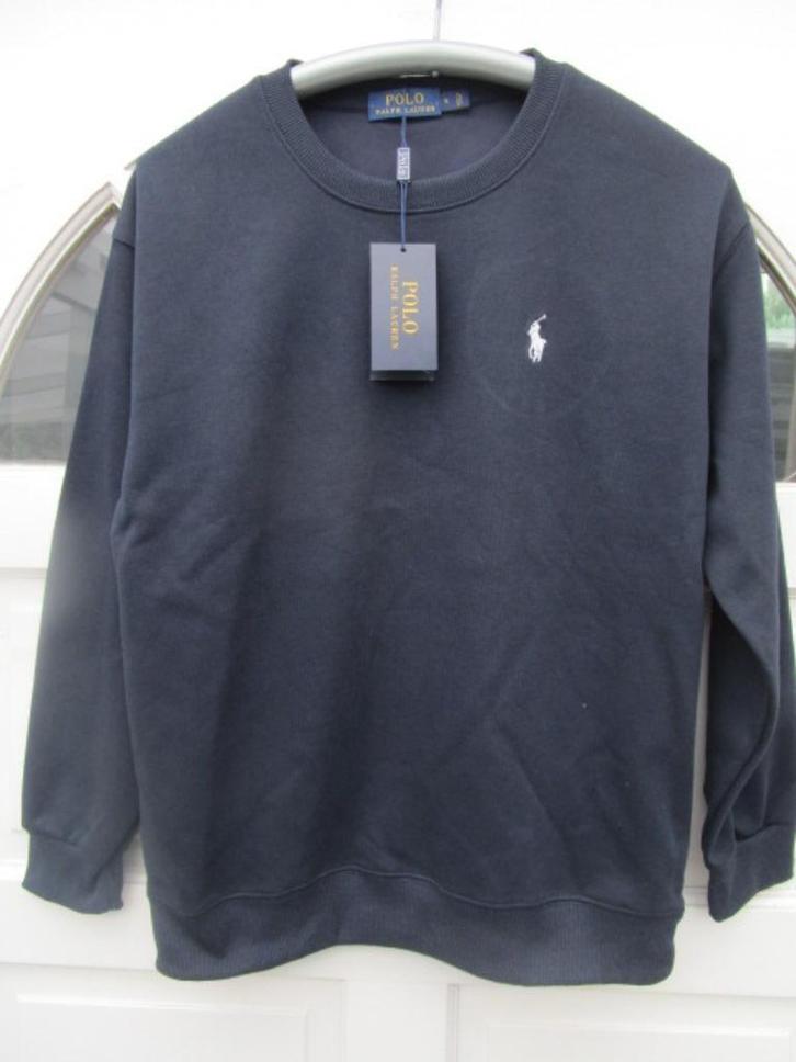 Diep donkerblauwe Ralph Lauren sweater, (krappe) M NIEUW, Kleding | Heren, Truien en Vesten, Nieuw, Maat 48/50 (M), Blauw, Ophalen