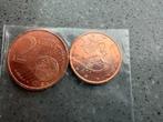 finland 1 cent uit1999 + 2 cent uit 2000, Postzegels en Munten, Munten | Europa | Euromunten, Ophalen of Verzenden, Finland, 2 cent