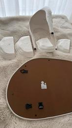 H&M Spiegel, Kruk & Wandplanken - Metaal, Ophalen of Verzenden, Zo goed als nieuw, Minder dan 100 cm, Ovaal