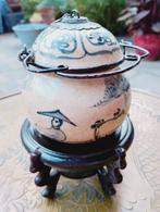 Oude Chinese porseleinen handgeschilderde opium pot, Ophalen of Verzenden