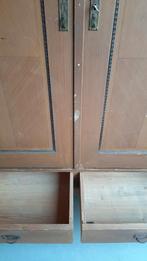 Vintage brocante linnenkast, kledingkast, demontabele kast, Huis en Inrichting, Kasten | Overige, Ophalen, Gebruikt, Vintage, Nvt