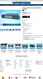 MC Voice WXA-700 2 kanaals versterker / VU meters, Overige merken, Gebruikt, ., Ophalen of Verzenden