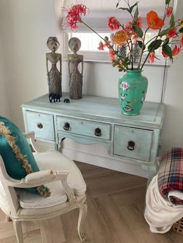 Sidetable met lades -  Ibiza stijl