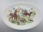 Serveerschaal met jachttafereel, Antiek en Kunst, Ophalen of Verzenden