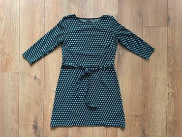 King Louie leuk groen blauw jurkje met retro print maat M beschikbaar voor biedingen