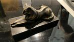 Bronzen Kat, Antiek en Kunst, Antiek | Koper en Brons, Ophalen of Verzenden, Brons