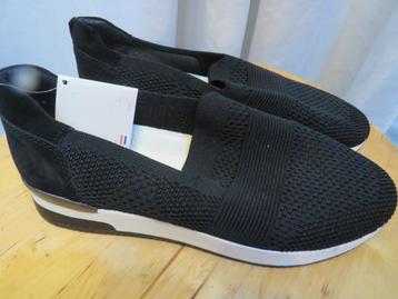 Zwarte comfort instapper knitted van Medicus mt G6,5 beschikbaar voor biedingen