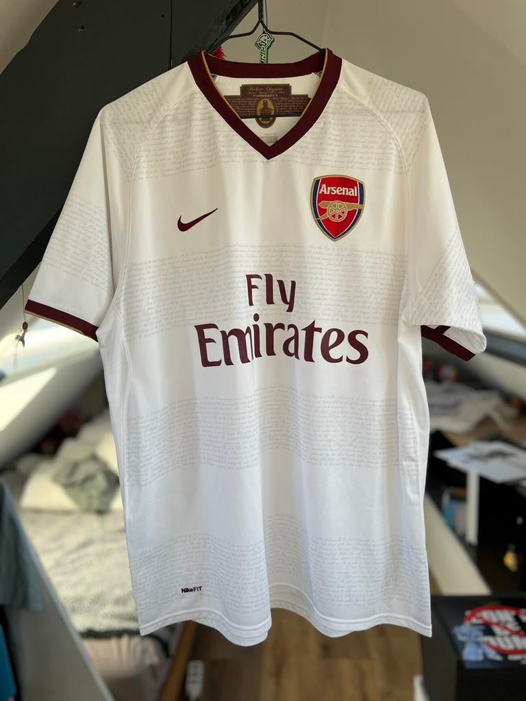 Authentiek Arsenal shirt 07/08, Maat L, Ophalen of Verzenden, Zo goed als nieuw, Shirt