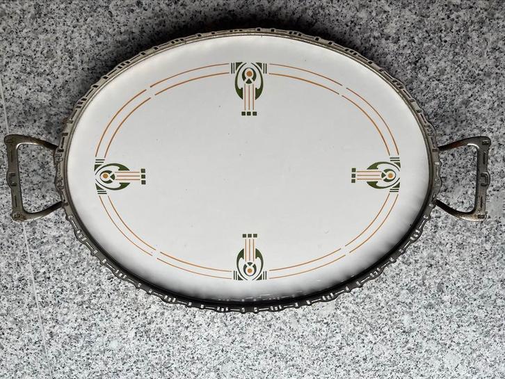 Art Deco Dienblad Chris van der Hoef - Gebr. Mehner, Antiek en Kunst, Antiek | Schalen, Ophalen of Verzenden