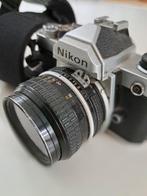 Analoge Nikon camera voor fotorolletjes, Audio, Tv en Foto, Fotocamera's Analoog, Ophalen of Verzenden, Gebruikt, Spiegelreflex