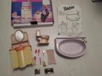Barbie badkamer 1996 Mattel compleet, Ophalen of Verzenden, Gebruikt, Toebehoren