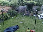 Stalen Easy up partytent frame 3x3m - ZONDER doeken, Tuin en Terras, Partytenten, Opvouwbaar, Partytent, Minder dan 4 meter, Zo goed als nieuw