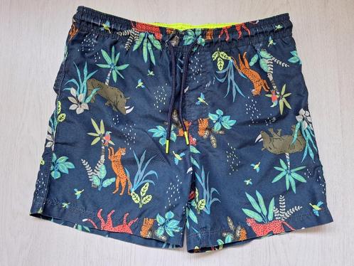 Blauwe zwembroek met dieren van HEMA, maat 134/140 - GRATIS, Kinderen en Baby's, Kinderkleding | Kinder-zwemkleding, Gebruikt