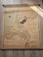 Beginkaart Nederland 1956 2e druk, Antiek en Kunst, Antiek | Schoolplaten, Ophalen of Verzenden, Aardrijkskunde