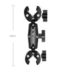 Dubbele Klem 22 cm Motor Mount voor Insta360 DSLR, Ophalen of Verzenden, Zo goed als nieuw
