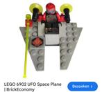 Vintage Lego 6901/6902 Space Plane met Instructie, Ophalen of Verzenden, Gebruikt, Complete set, Lego