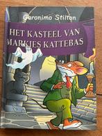 Geronimo Stilton - Het kasteel van Markies Kattebas, Fictie algemeen, Geronimo Stilton, Ophalen of Verzenden, Zo goed als nieuw