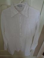 Elysio linnen blouse:mt 46, Wit, Maat 46/48 (XL) of groter, Ophalen of Verzenden, Zo goed als nieuw
