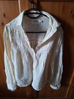 Jubilee M/L lichte blouse met open rondjes in stof, Maat 38/40 (M), Jubilee, Beige, Nieuw