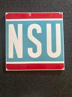 Nsu reclame 40 40, Ophalen of Verzenden, Gebruikt, Reclamebord