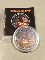 Maple Leaf 2019, 1 oz 999 zilver, gekleurd (k2), Postzegels en Munten, Edelmetalen en Baren, Ophalen of Verzenden, Koper