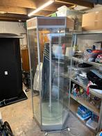 Mooie glazen vitrinekast met draaiplateaus; 6-hoekig, Ophalen, Gebruikt, 50 tot 100 cm, Glas