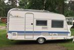 Hobby easy de luxe 400 (2002), Vast bed, Kachel, Hobby, Treinzit