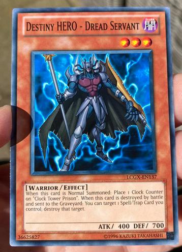 Yu-Gi-Oh! Destiny Hero - Dread Servant LCGX Old Print ! beschikbaar voor biedingen