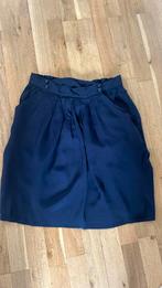 Kort rokje Sessùn donkerblauw gevoerd met katoen, Ophalen of Verzenden, Zo goed als nieuw, Blauw, Boven de knie