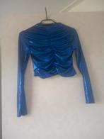 Dames croptop, Kleding | Dames, Blauw, Maat 38/40 (M), Ophalen of Verzenden, Lange mouw