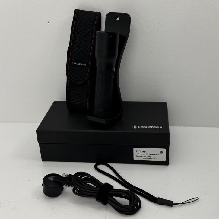Ledlenser P7R Oplaadbare Zaklamp | In kist |, Caravans en Kamperen, Zaklampen, Zo goed als nieuw, Accu, Ophalen of Verzenden