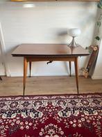 Vintage jaren 50 tafel in hoogte en breedte verstelbaar, Huis en Inrichting, Tafels | Sidetables, 100 tot 150 cm, 75 cm of meer