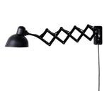 KAISER idell 6718-W Wand-/Saxlamp Mat Zwart - Fritz Hansen, Antiek en Kunst, Ophalen of Verzenden