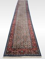 Handmade Persian wool Moud carpet runner blue 82x400cm