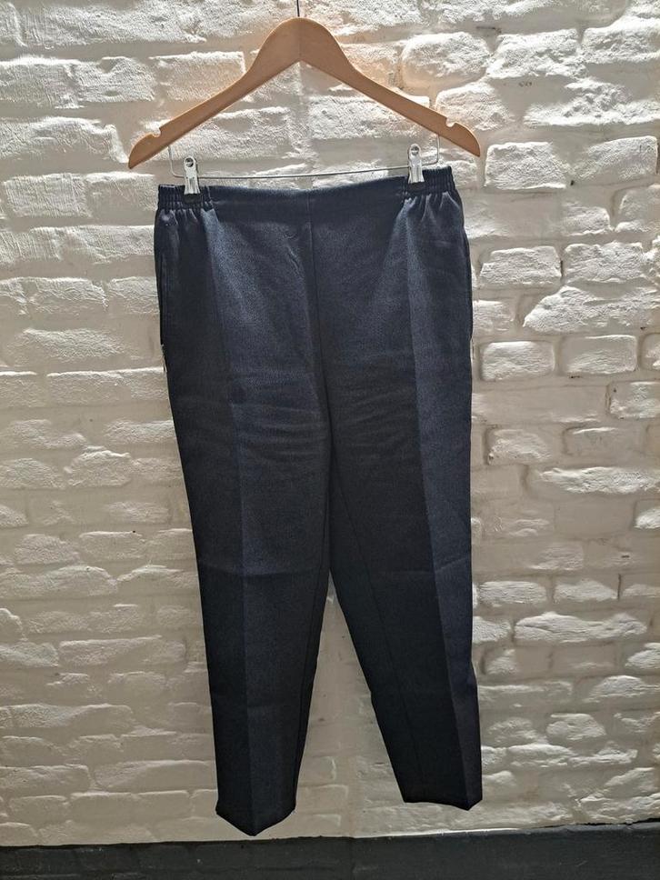 Alica Donker grijs broek maat 23 - Maat 44/46, Kleding | Dames, Broeken en Pantalons, Zo goed als nieuw, Maat 42/44 (L), Grijs