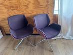 2x Boss Design Kruze Lounge Stoelen – Paars, Ophalen, Zo goed als nieuw, Paars, Bureaustoel