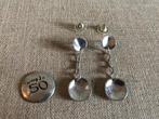 Uno de 50 oorbellen (49) Round silver scales, Overige materialen, Nieuw, Ophalen of Verzenden, Knopjes of Stekers
