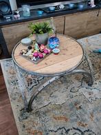 Zelfgemaakte salon tafel, Ophalen, Gebruikt, 50 tot 100 cm, Rond