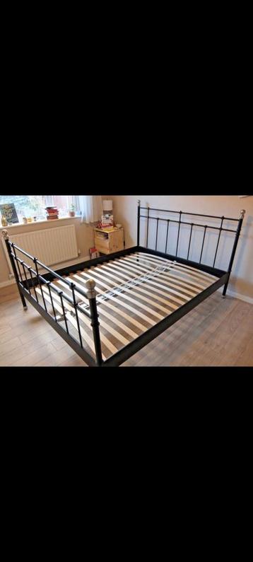 Ikea tromsnes spijlen Bedframe 160x200 (zonder lattenbodem) - afbeelding 1