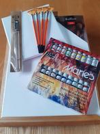 Schilderskoffer.  (  inclusief  ), Hobby en Vrije tijd, Schilderen, Ophalen, Zo goed als nieuw, Ezel